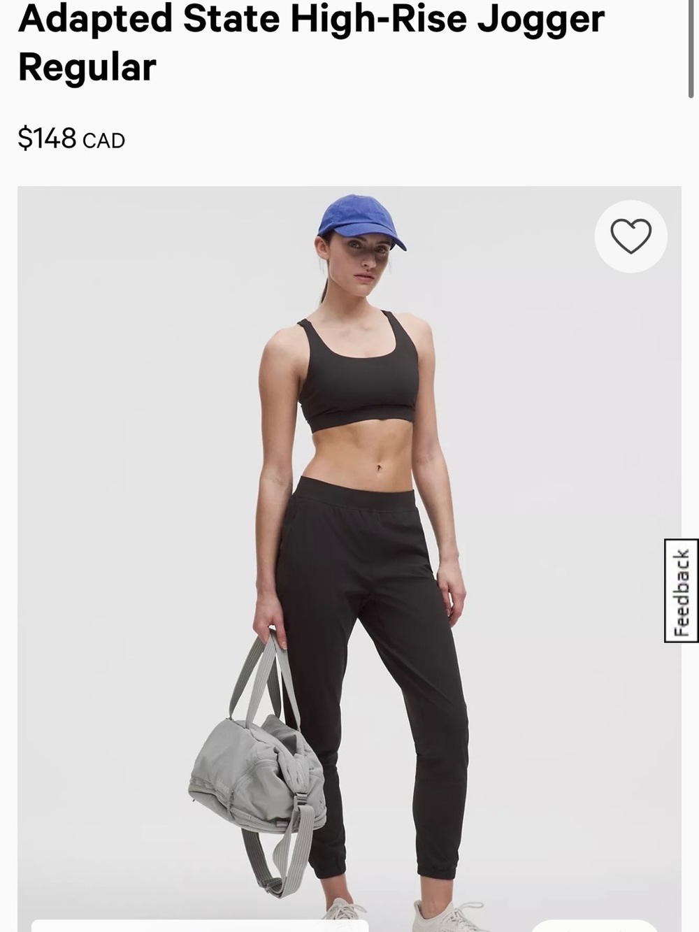 Lululemon perforated black joggers — like new size 4 with zipper ankles